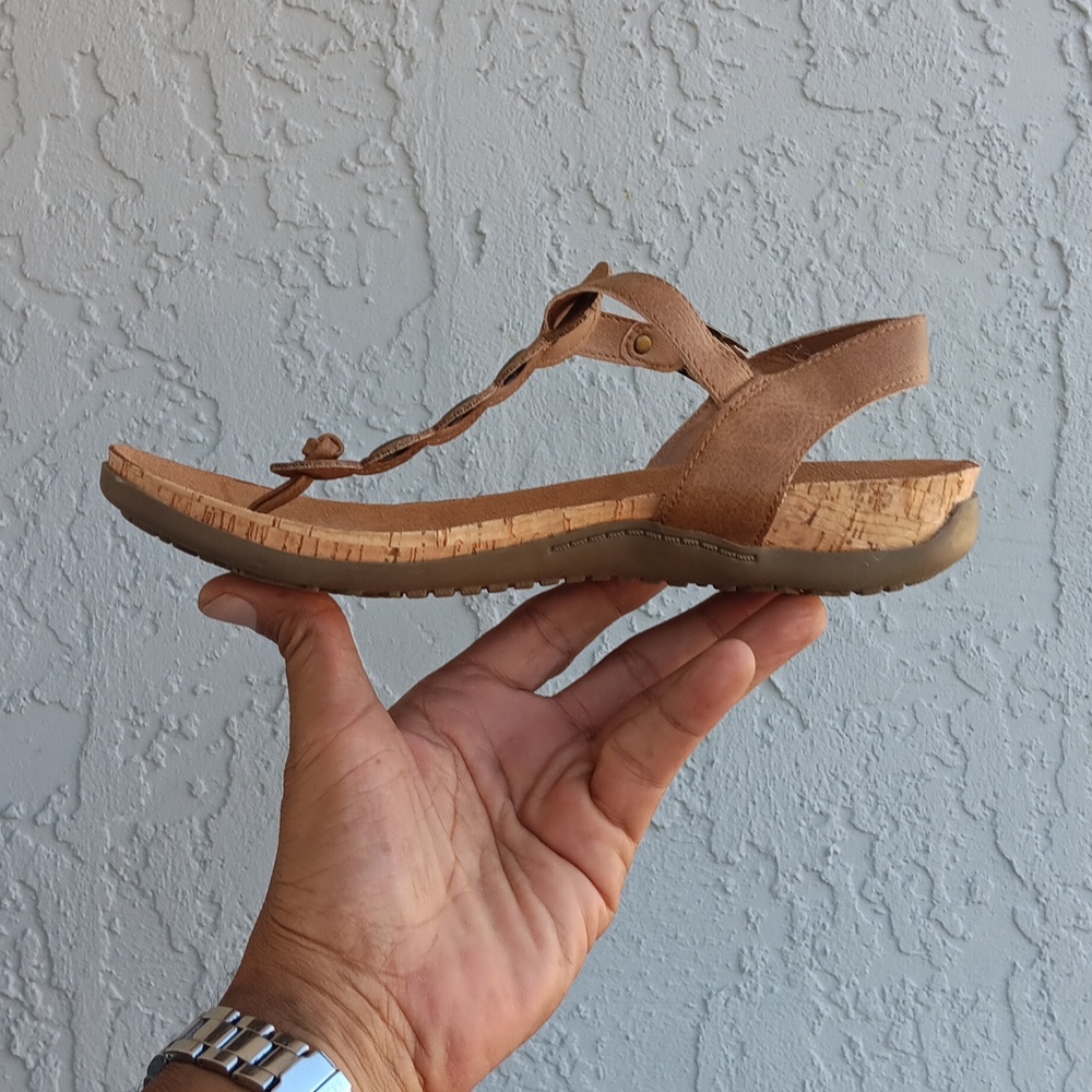 BEAR 🐻 PAW Ladies Faux Sued Sandals 👡